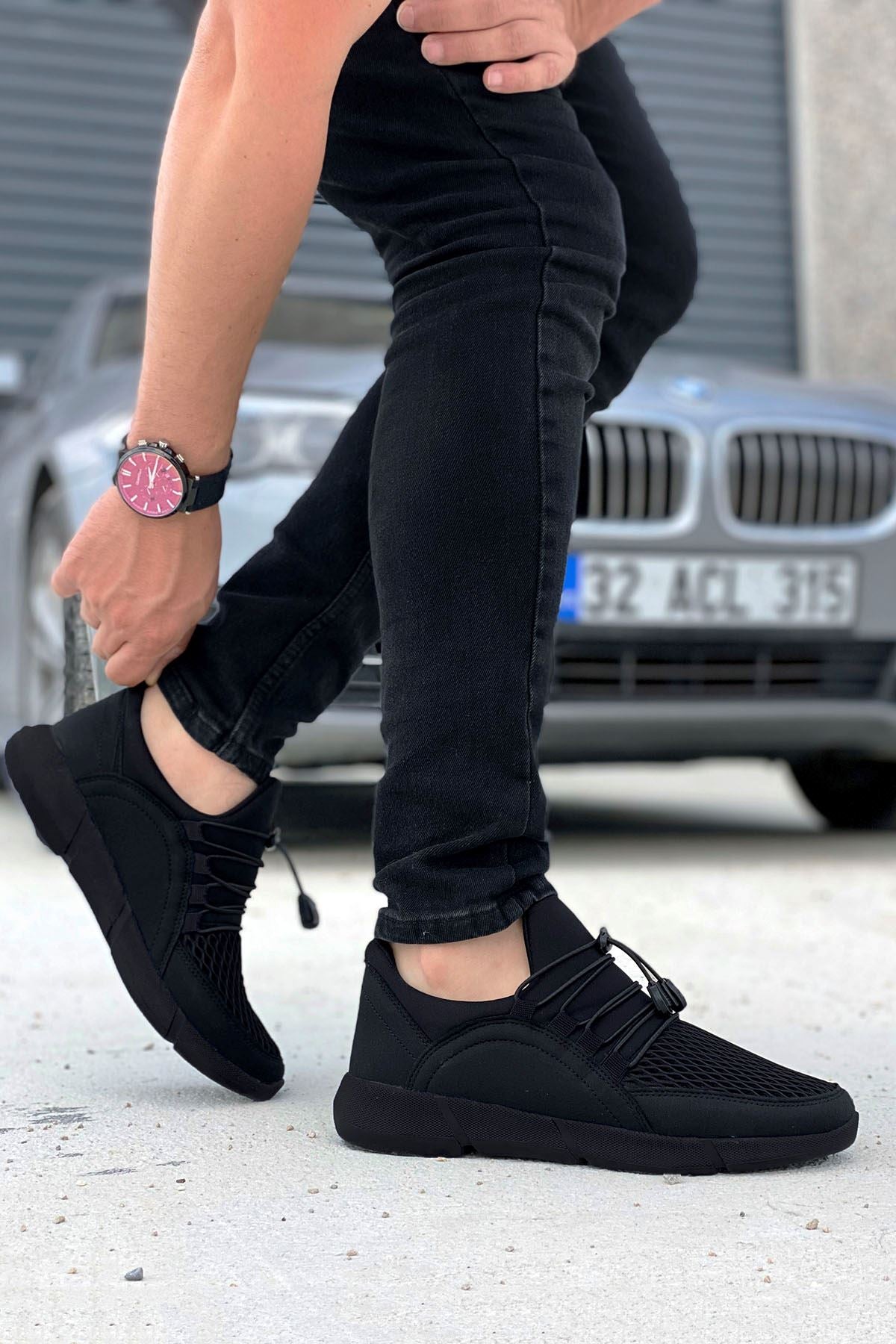 Chaussures De Sport Légères Noire - TRENDYA