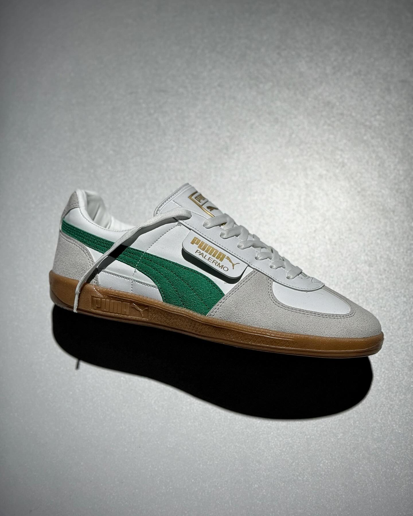 Puma Palermo Vert et Blanc - TRENDYA