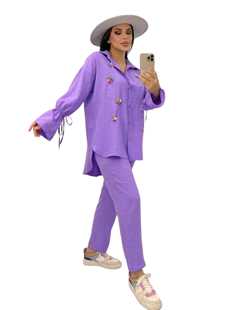 Ensemble Taksim Violet Lilas - TRENDYA