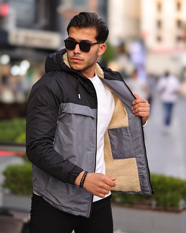 Blouson Columbia gris - TRENDYA